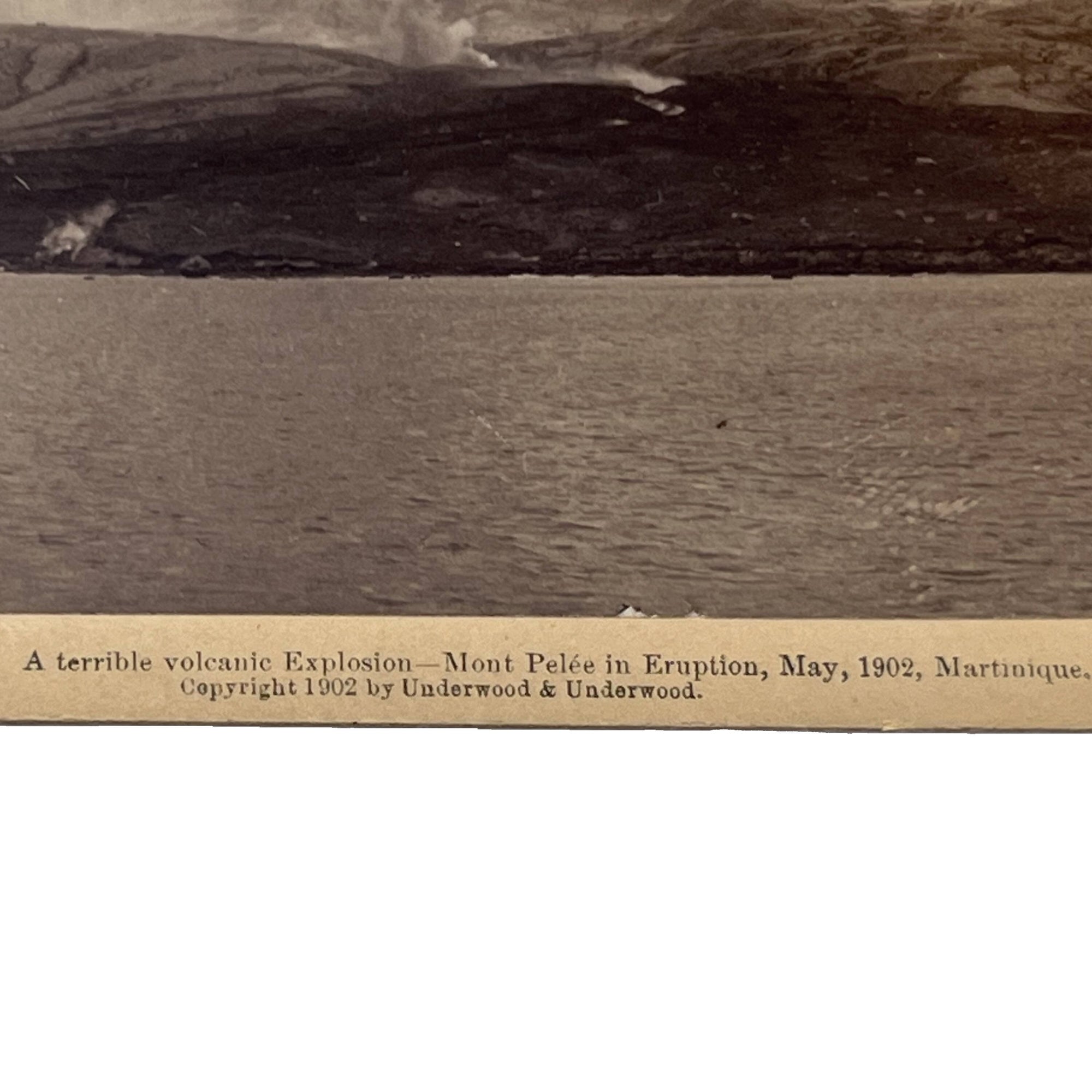 3 Antique 1902 Stereoviews of Mont Pele Eruption St Pierre Martinique Underwood & Underwood - Poppy's Vintage Clothing