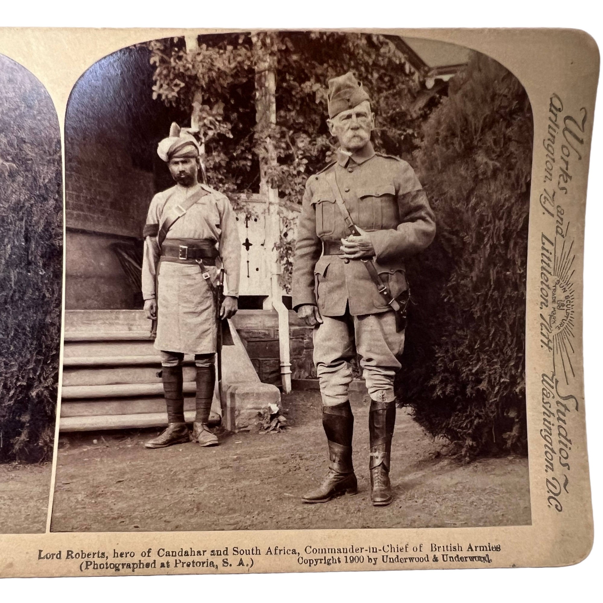 Antique 1900 Stereoviews of Boer War Lord Roberts General Pole Carew Underwood & Underwood - Poppy's Vintage Clothing