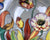 1930s Art Deco Porcelain Fruit Bowl Hand Painted Poppy Flowers Lustre Glaze Made in Japan - Poppy's Vintage Clothing