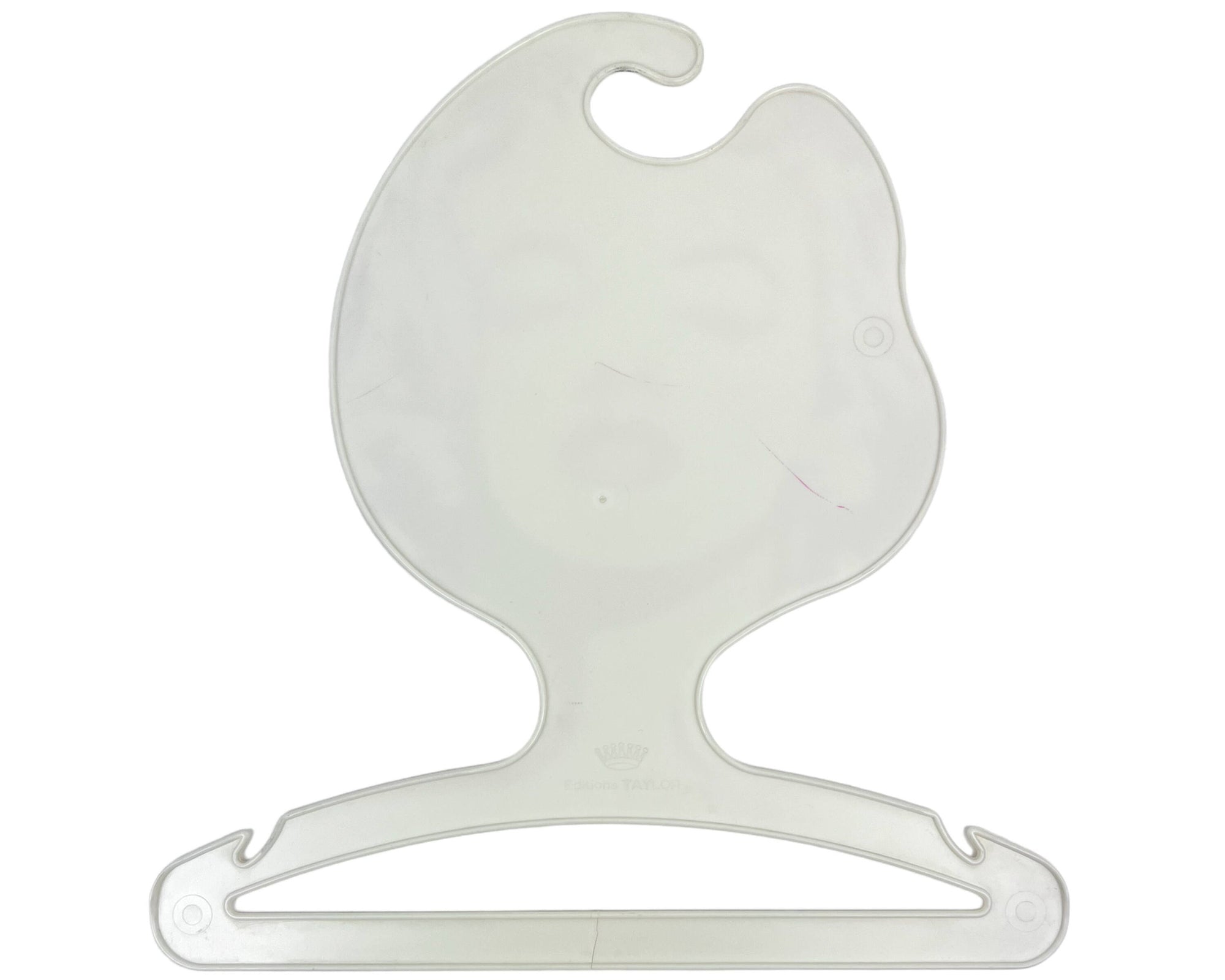 Vintage 1960s Marilyn Monroe Clothes Hanger Silk Screen Printed Plastic - Poppy's Vintage Clothing