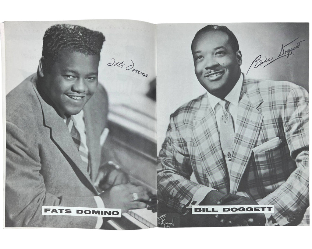Vintage 1957 Concert Tour Program Biggest Show of Stars for 57 RnR RnB Doo Wop Soul Artists Chuck Berry - Poppy's Vintage Clothing
