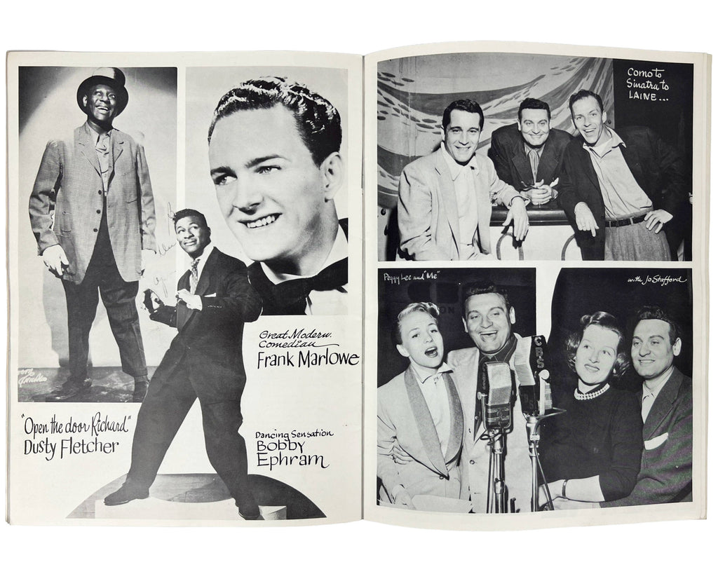 Vintage 1953 Concert Program Biggest Show of 53 Louis Jordan Frankie Laine Ella Fitzgerald RnB - Poppy's Vintage Clothing