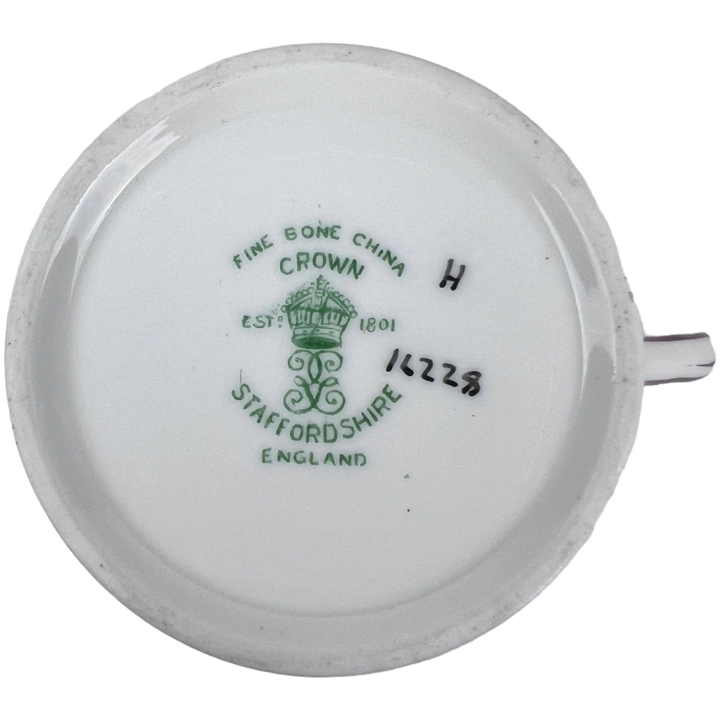 Vintage 1930s Comical Golf Coffee Cup Crown Staffordshire Novelty Bone China - Poppy's Vintage Clothing