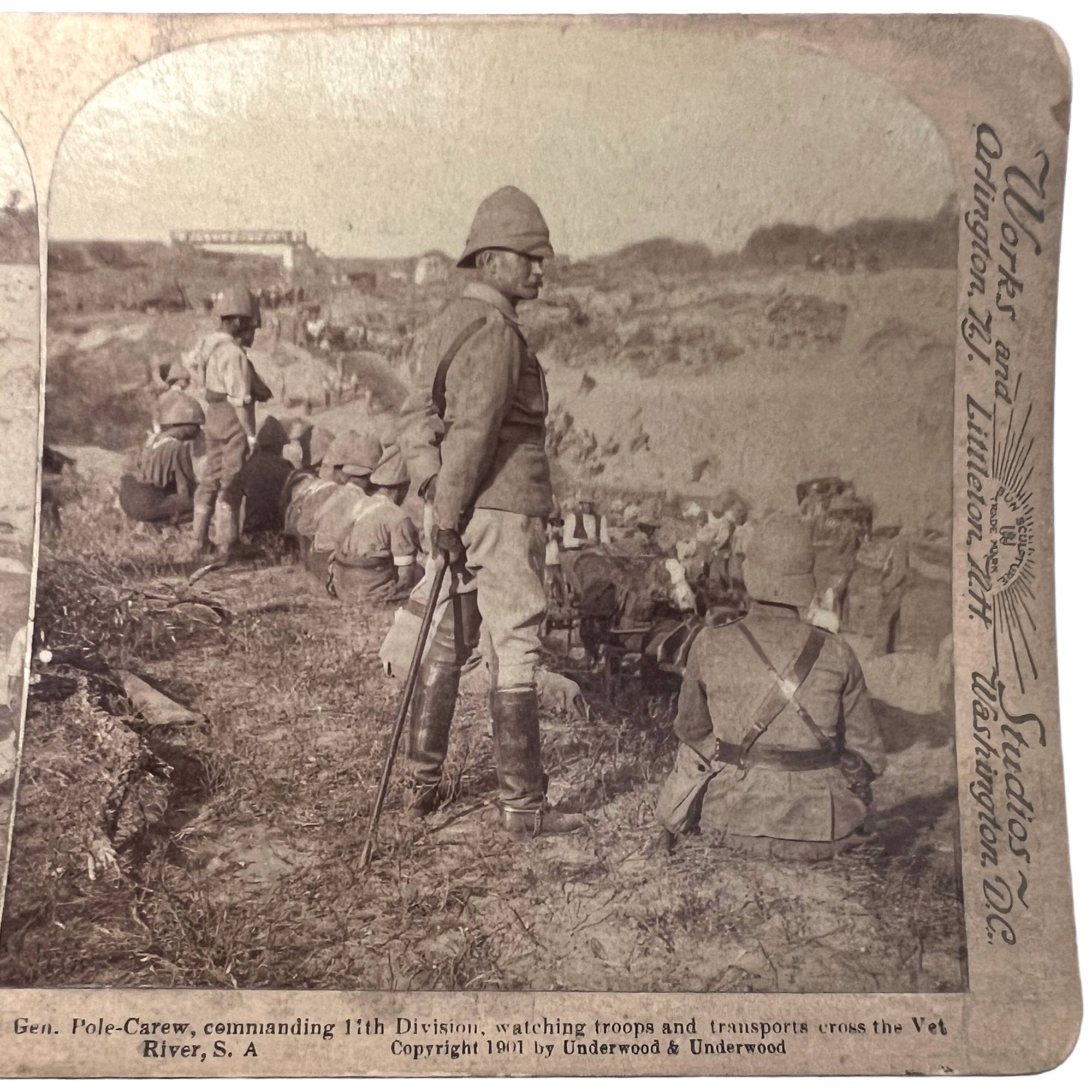 Antique 1900 Stereoviews of Boer War Lord Roberts General Pole Carew Underwood & Underwood - Poppy's Vintage Clothing