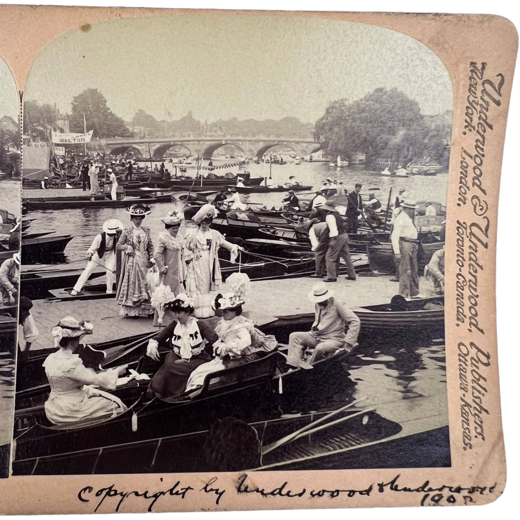 4 Antique 1902 Stereoviews of Edward VII Coronation Celebrations Underwood & Underwood - Poppy's Vintage Clothing