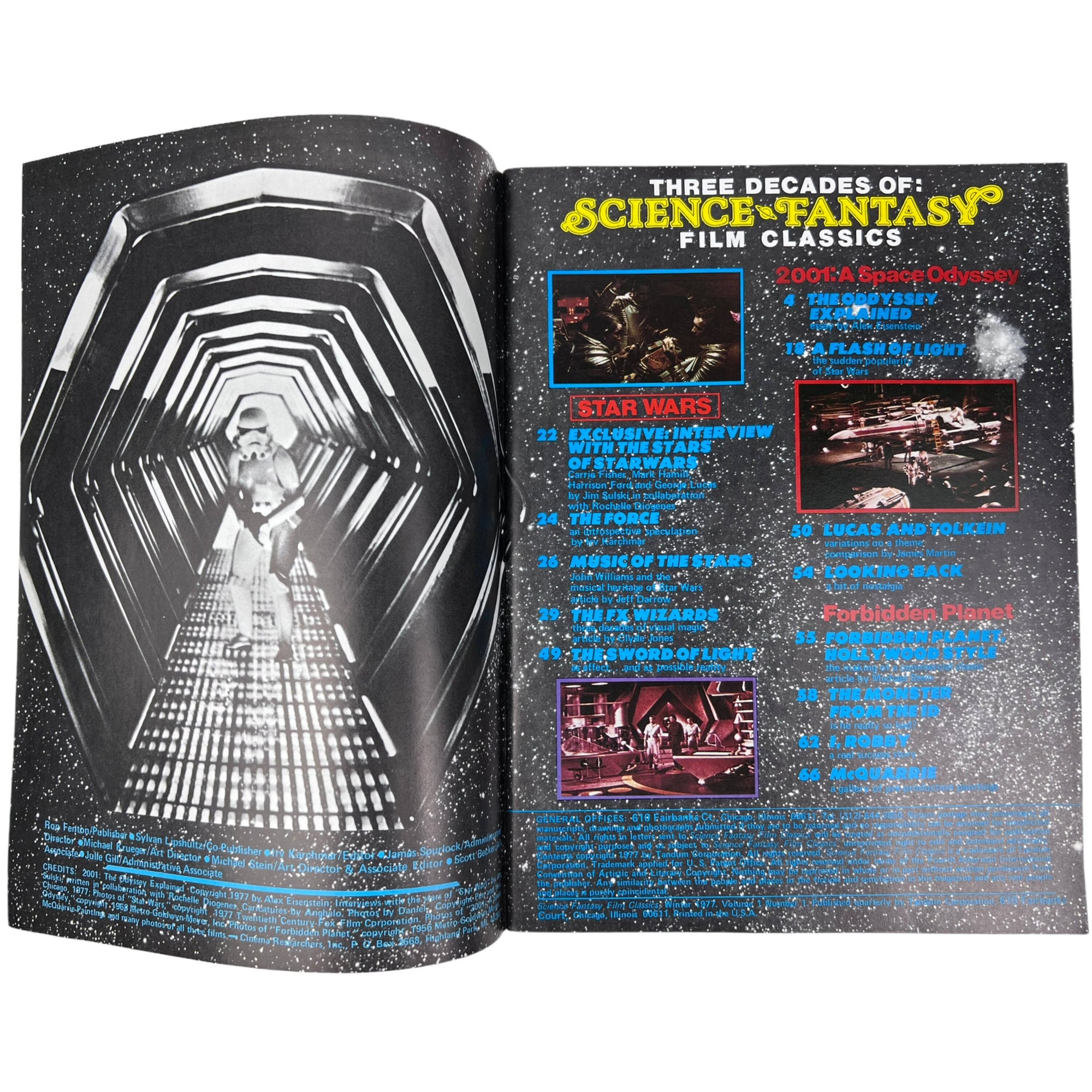 Vintage 1977 Star Wars Science & Fantasy Film Classics Magazine Issue 1 Collectors Edition - Poppy's Vintage Clothing