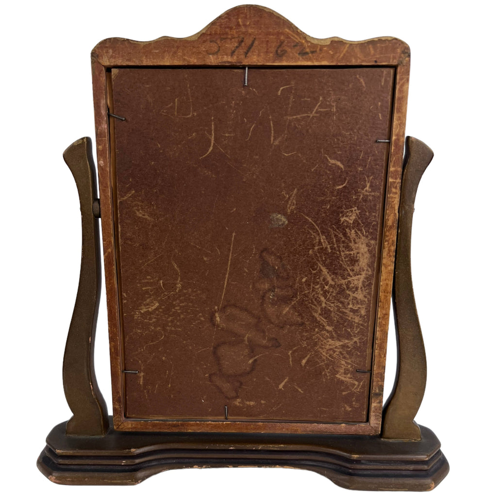 Antique Wm Notman & Son Photograph in Art Nouveau Swivel Photo Frame - Poppy's Vintage Clothing