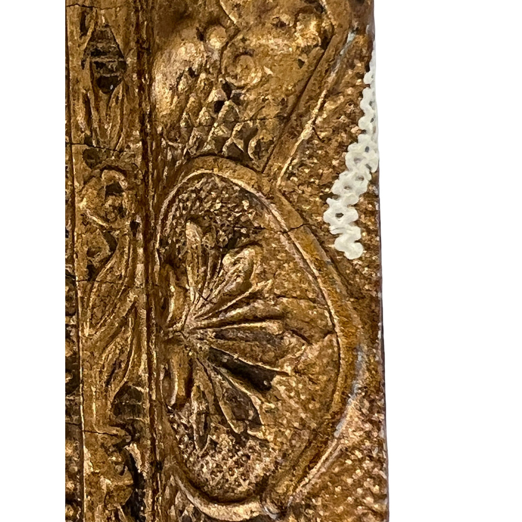 Antique Jesus Christ King Chromo Litho Print in Ornate Gold Gesso Frame - Poppy's Vintage Clothing