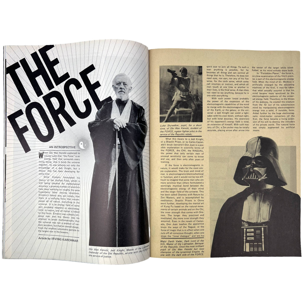 Vintage 1977 Star Wars Science & Fantasy Film Classics Magazine Issue 1 Collectors Edition - Poppy's Vintage Clothing