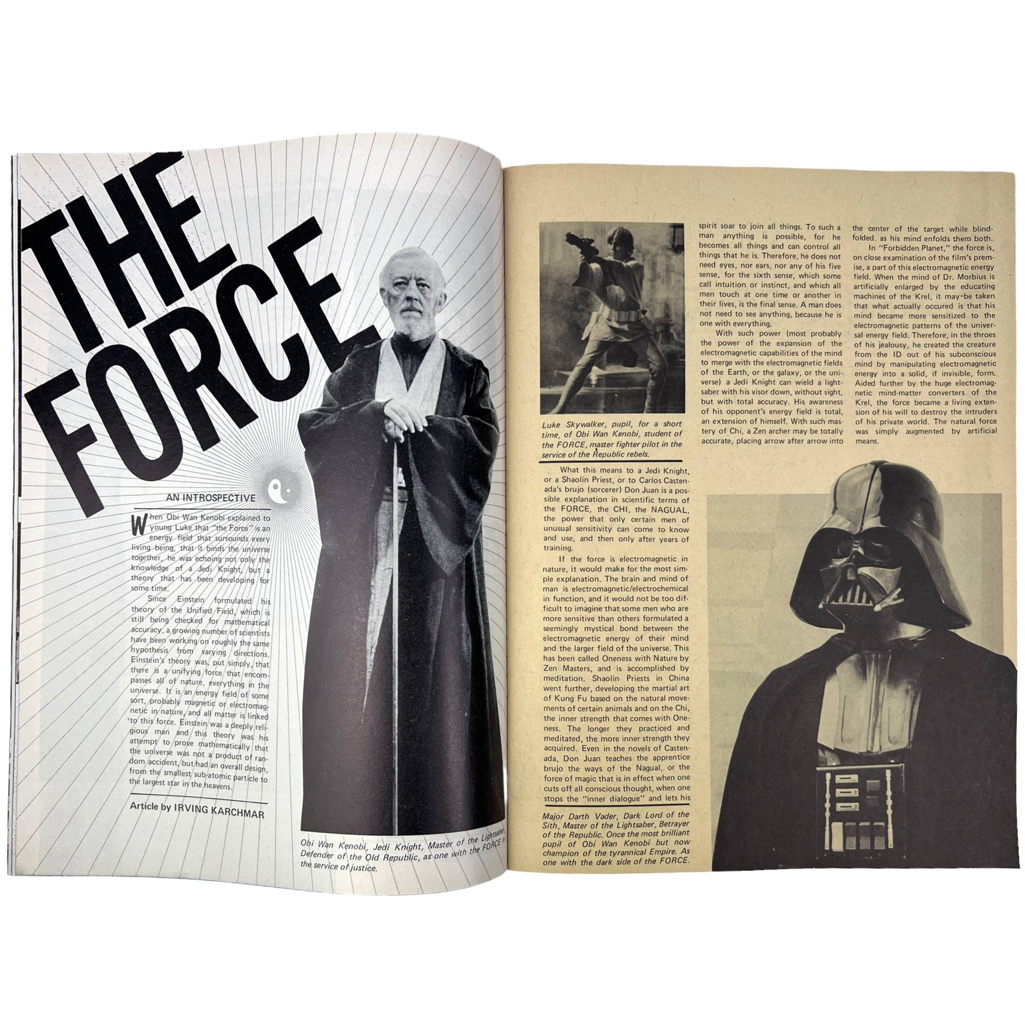 Vintage 1977 Star Wars Science & Fantasy Film Classics Magazine Issue 1 Collectors Edition - Poppy's Vintage Clothing