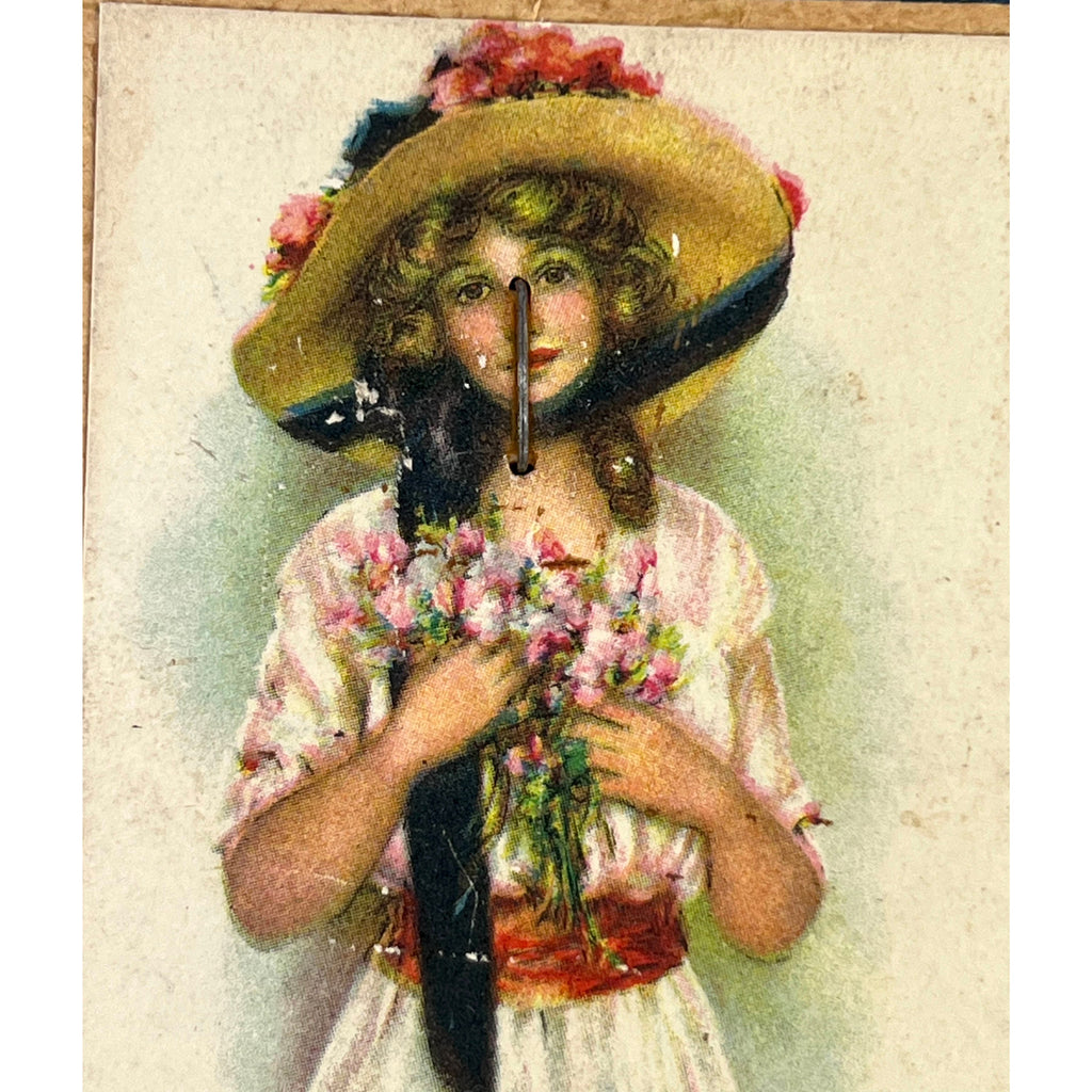 Antique Montreal Advertising Fan Ad Maison Brown Ladies Wear Advertisement - Poppy's Vintage Clothing