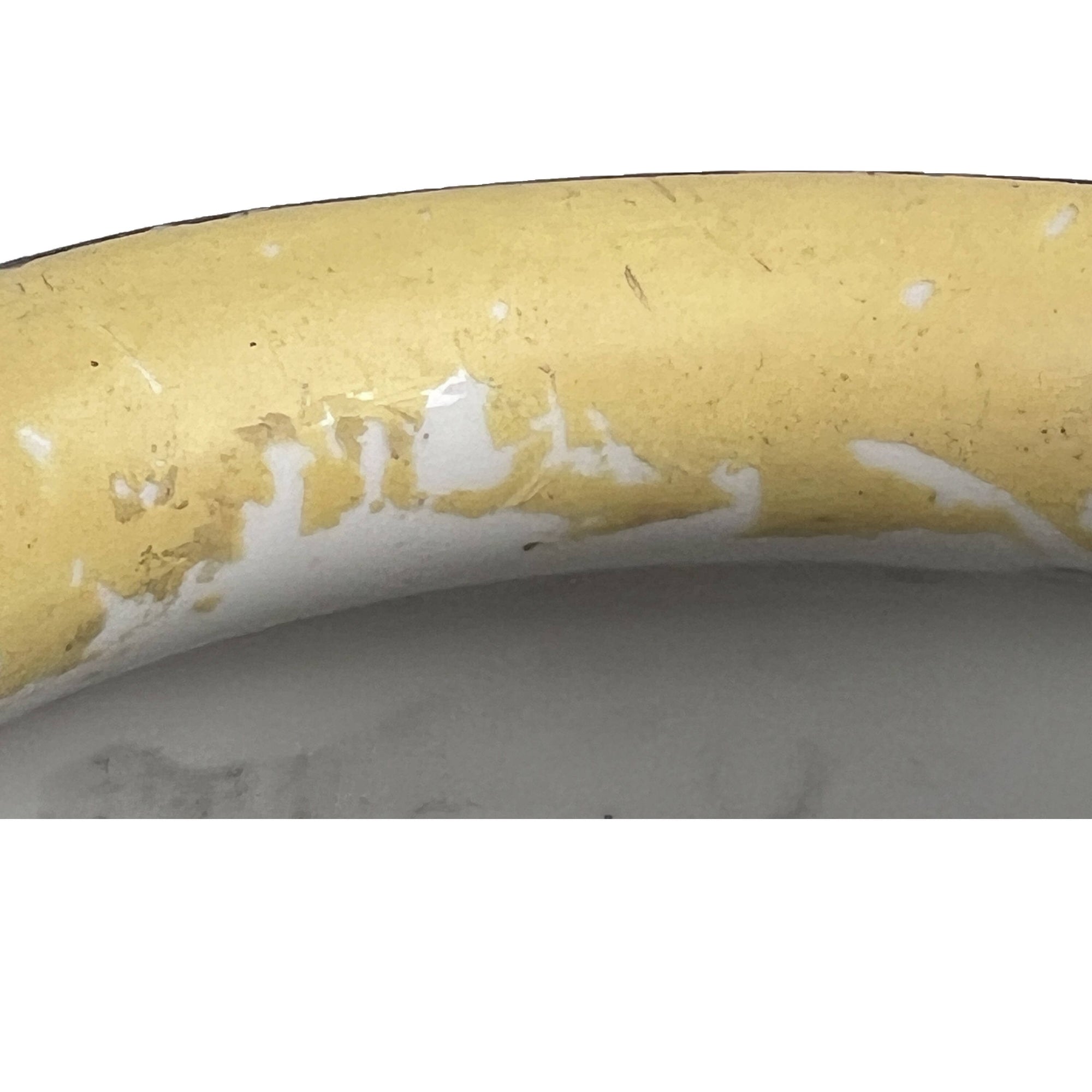 Antique T&V Limoges Porcelain Floor Vase Art Nouveau Iris Pewter Overlay 17.75 Tall - Poppy's Vintage Clothing