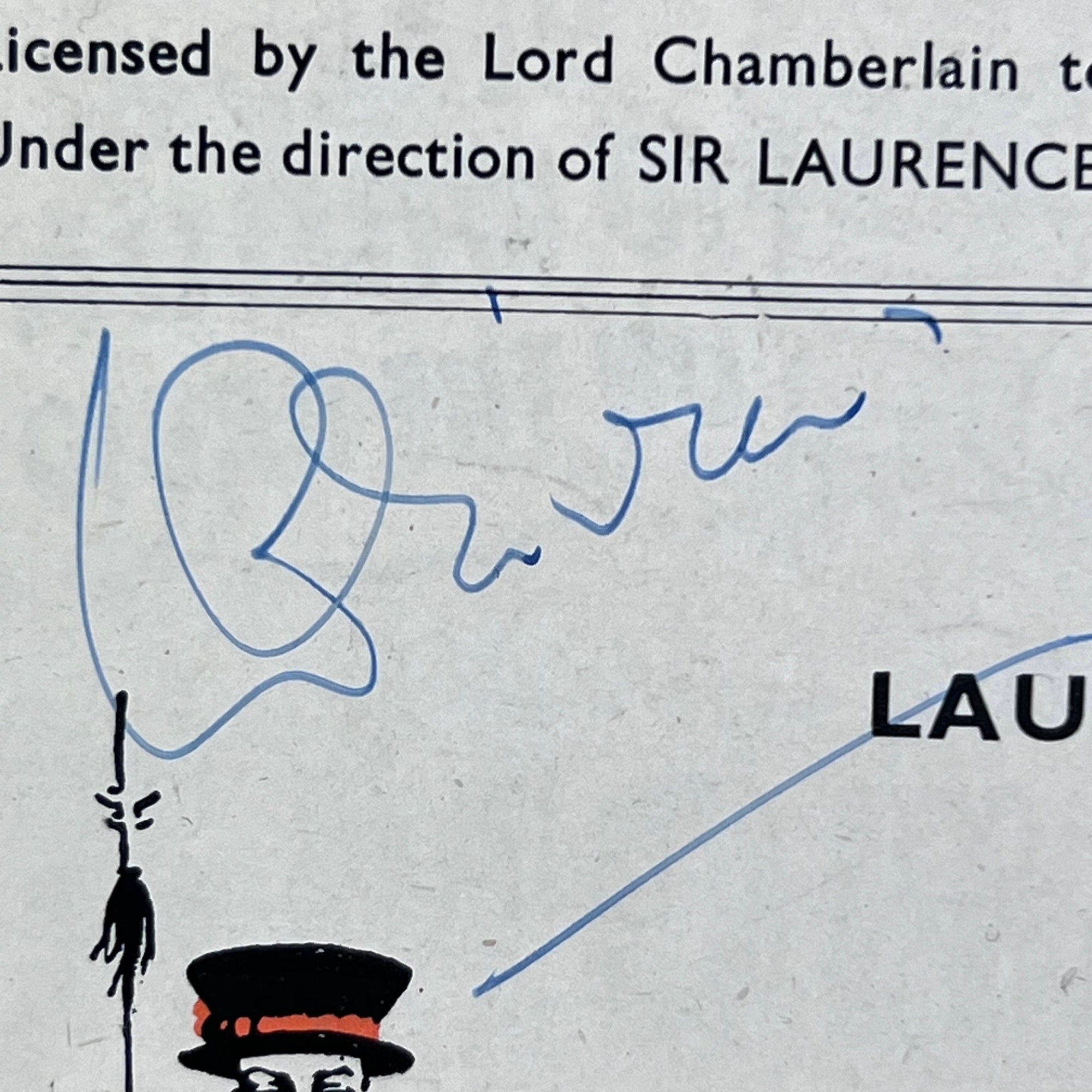 Vintage Laurence Olivier Autograph 1950 Autographed Program Venus Observed Playbill - Poppy's Vintage Clothing