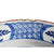 Antique Delft Pottery Charger Plate Floral Pattern 18th c Dutch Blue & White - Poppy's Vintage Clothing