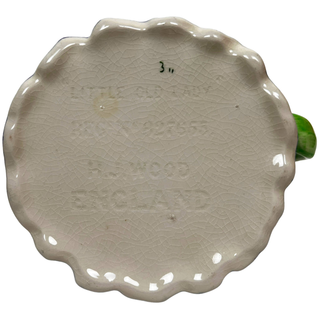 Vintage 1930s Little Old Lady Tea Service Set Teapot Sugar Creamer HJ Wood - Poppy's Vintage Clothing