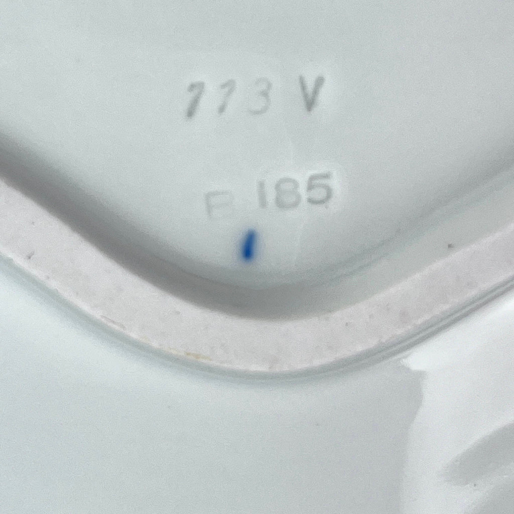 Vintage 1930s Meissen Porcelain Oblong Bowl Serving Dish Hand Painted Flowers with Gold - Poppy's Vintage Clothing