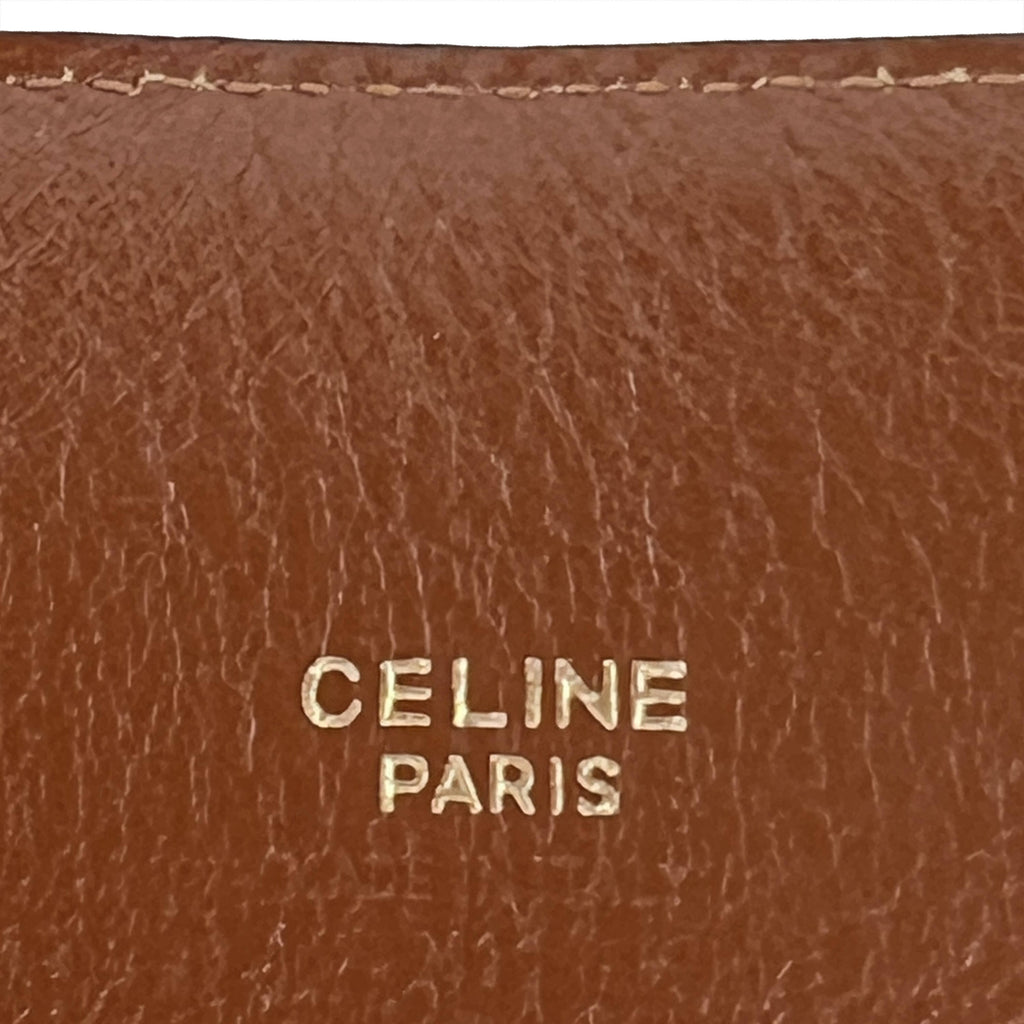 Vintage 1980s Celine Paris Brown Leather Belt Ladies Size M 75cm - Poppy's Vintage Clothing