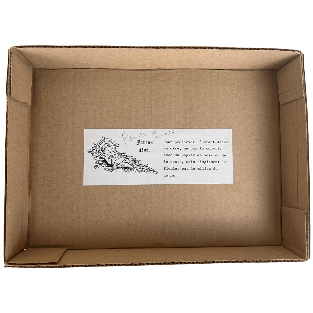 Vintage Wax Baby Jesus Doll for Christmas Nativity Scene Unused in Box - Poppy's Vintage Clothing