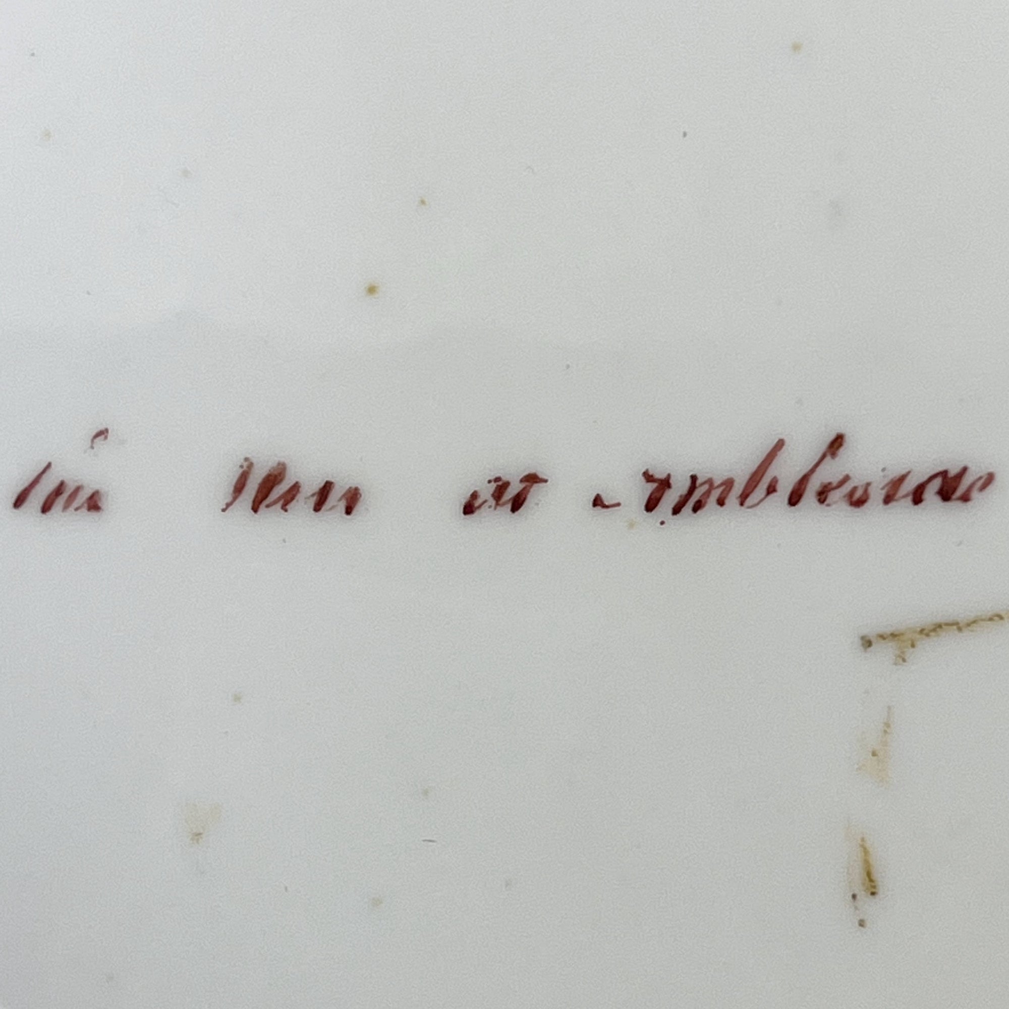 Antique H&R Daniel Queens Shape Low Comport Hand Painted Ambleside Cumbria Footed Plate - Poppy's Vintage Clothing