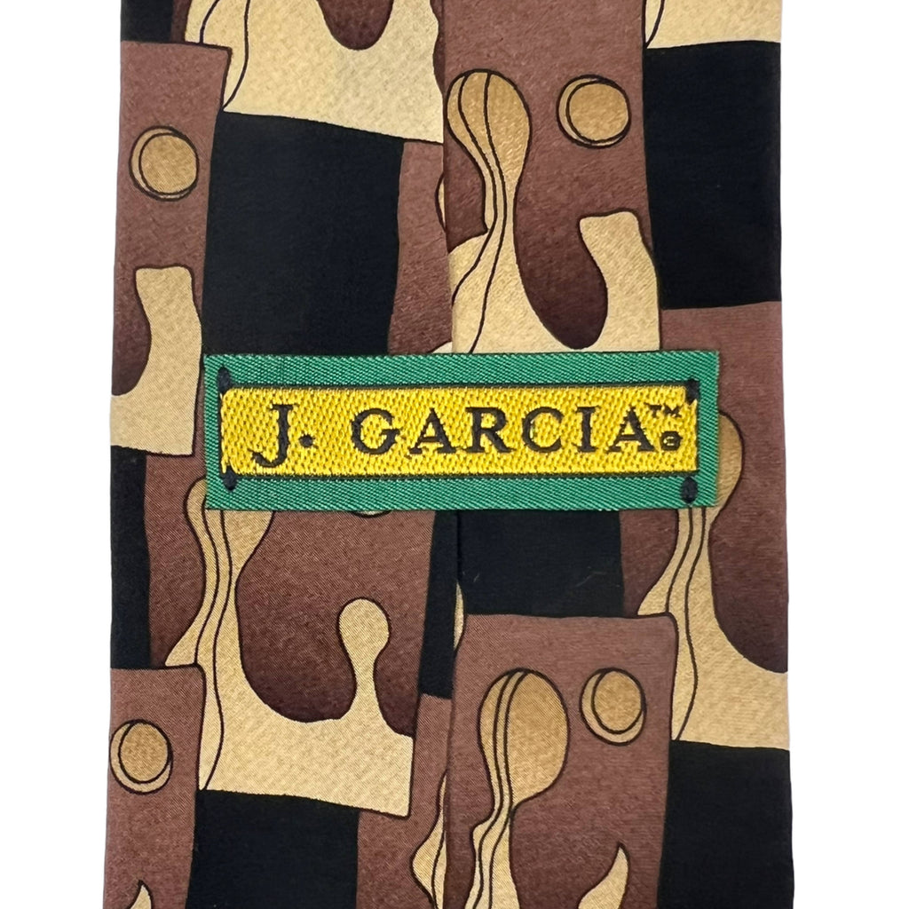 Vintage 1990s Jerry Garcia Necktie Collection Ten Megalith Silk Tie - Poppy's Vintage Clothing