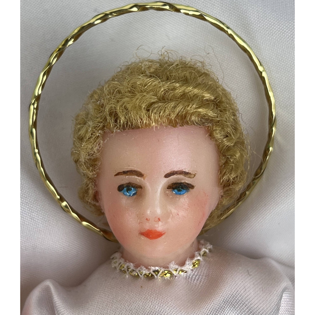 Vintage Wax Baby Jesus Doll for Christmas Nativity Scene Unused in Box - Poppy's Vintage Clothing