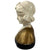 Art Nouveau Plaster of Paris Bust of Girl Gustave Van Vaerenbergh Belgium - Poppy's Vintage Clothing