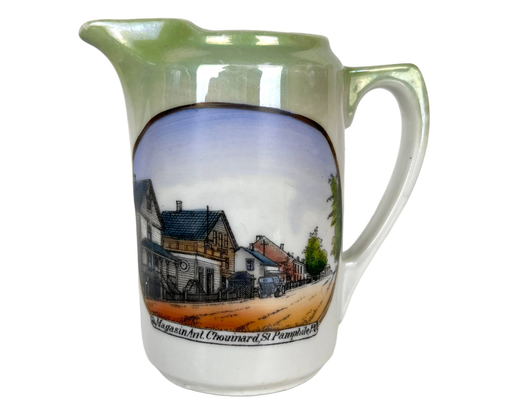 Antique St Pamphile Quebec Souvenir Jug Magasin Chouinard Made in Germany - Poppy's Vintage Clothing