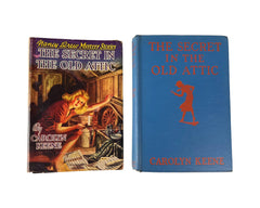Nancy Drew Book The Secret in the Old Attic 1st Edition 2nd Printing - Poppy's Vintage Clothing