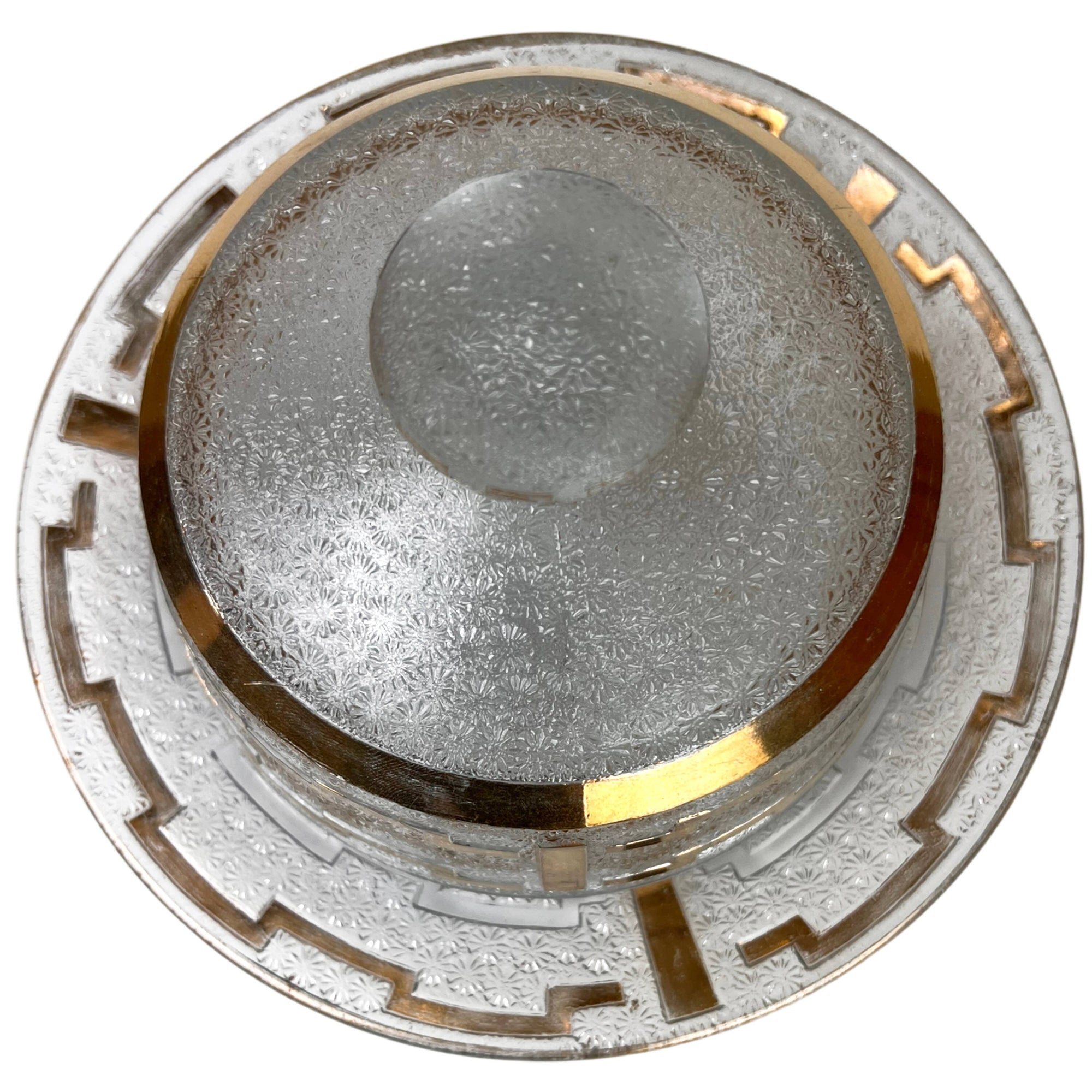 Antique EAPG New Martinsville 722 Lorraine Covered Butter Creamer & Sugar - Poppy's Vintage Clothing