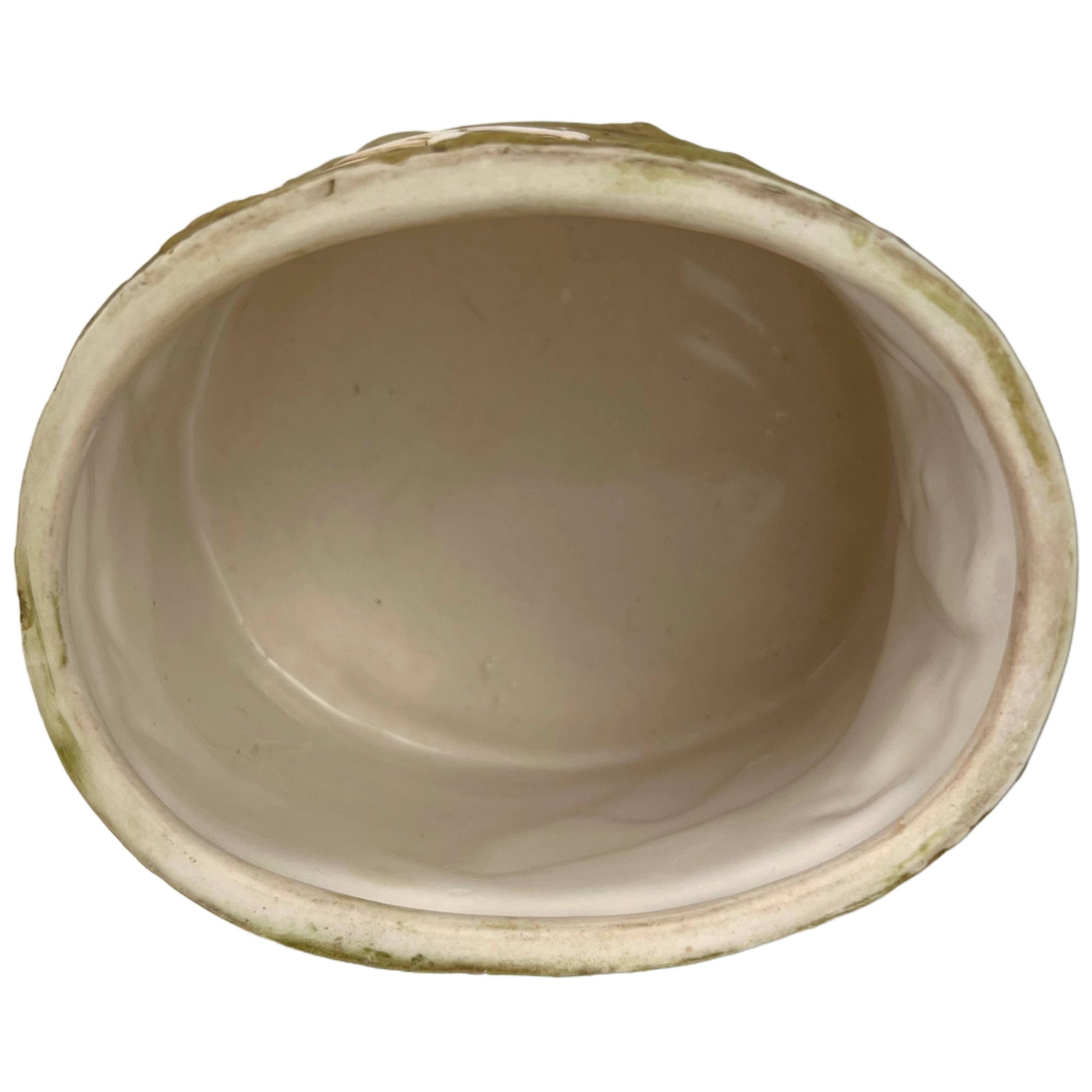 Antique Royal Dux Porcelain Japonaiserie Brush Pot - Poppy's Vintage Clothing