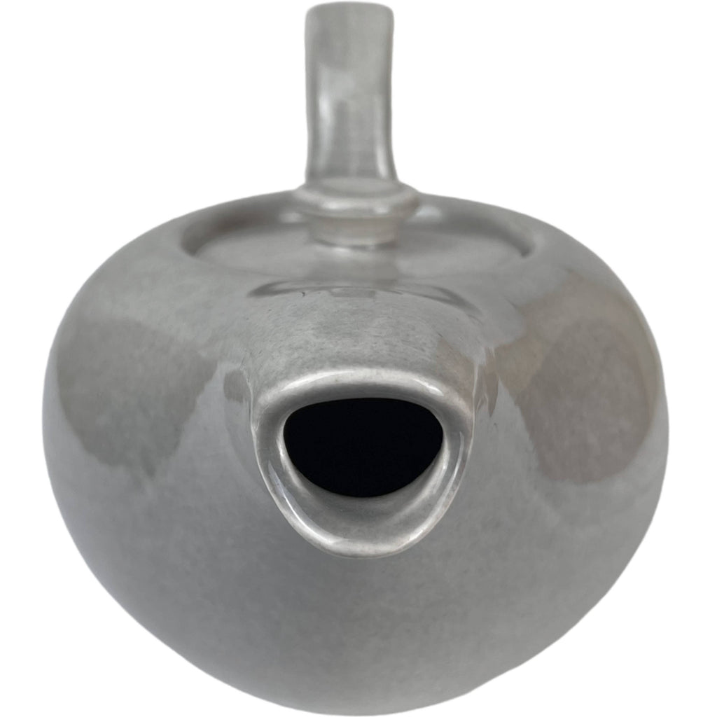 Russel Wright Teapot American Modern Granite Gray Steubenville Mid Century - Poppy's Vintage Clothing