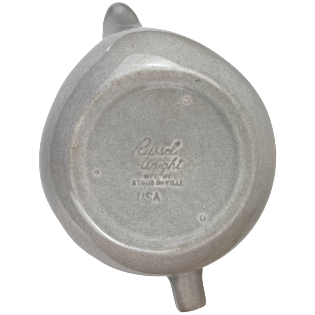 Russel Wright Teapot American Modern Granite Gray Steubenville Mid Century - Poppy's Vintage Clothing