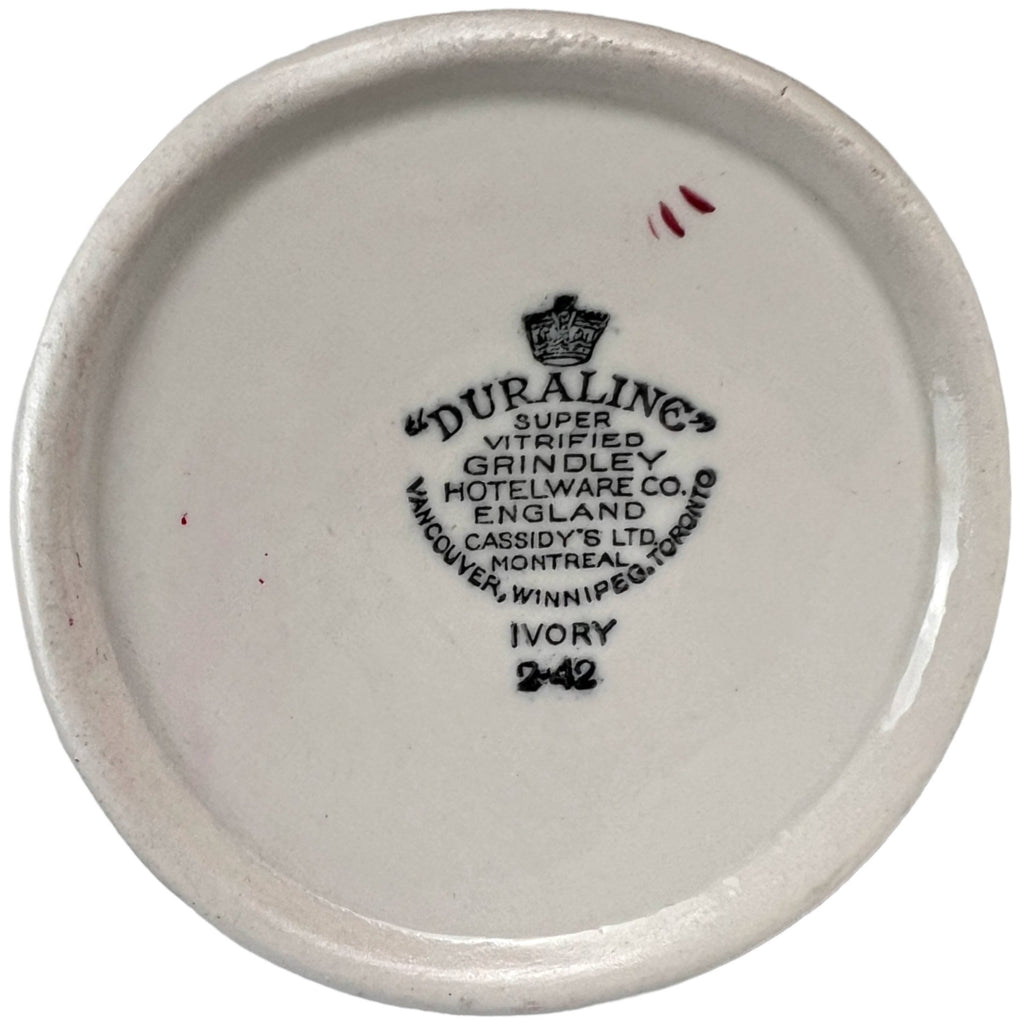 Vintage Montreal Childrens Hospital 1940s Milk Pitcher Restaurant Ware - Poppy's Vintage Clothing