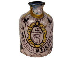 Vintage Certosa di Firenze Miniature Jug Italian Pottery Bottle - Poppy's Vintage Clothing