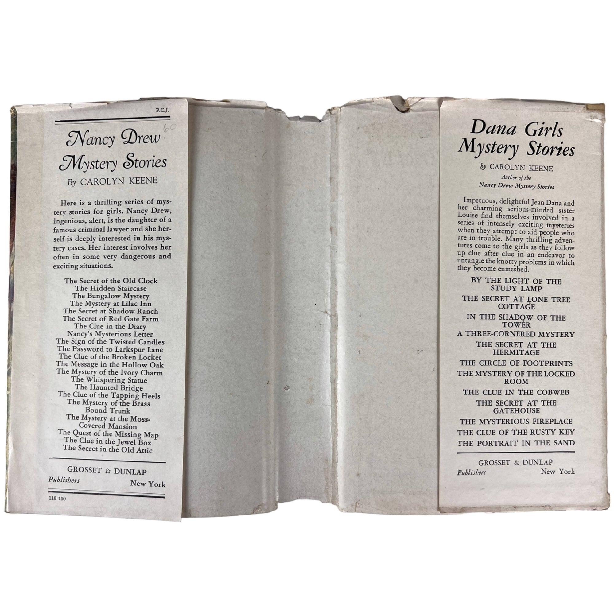 Nancy Drew Book The Secret of the Old Clock Wartime Edition 1943-45 - Poppy's Vintage Clothing