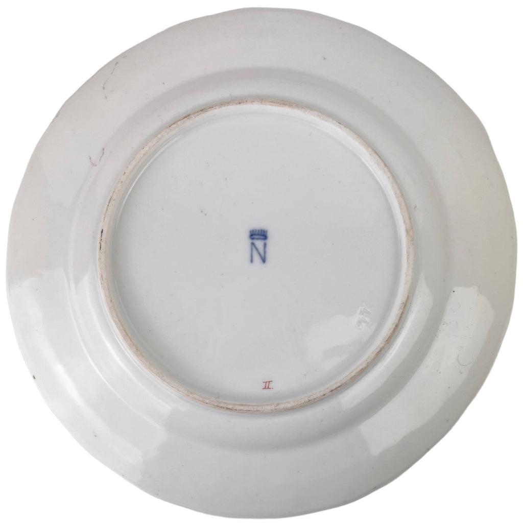 Antique Capodimonte Porcelain Plate Italian Neo-Classic Scenes Hand Painted 9 - Poppy's Vintage Clothing