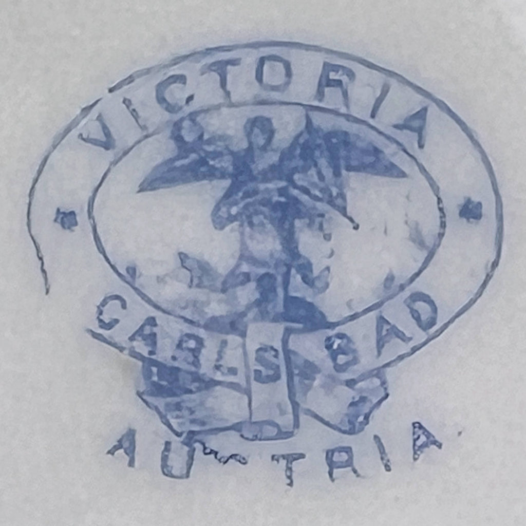Antique Porcelain Shell Dish Victoria Carlsbad Austria 1891 - 1918 - Poppy's Vintage Clothing