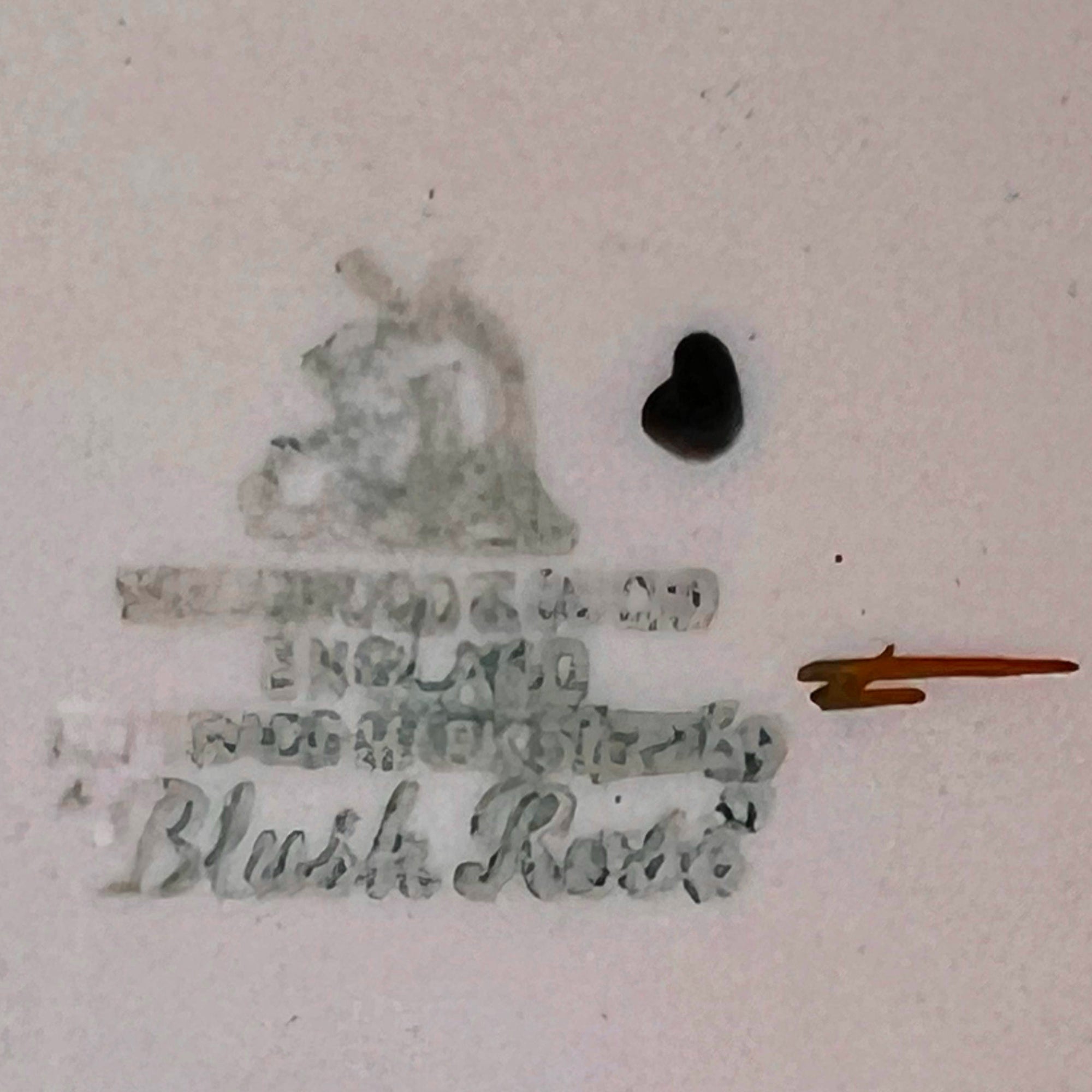 Vintage 1940s Wedgwood & Co Tudor Rose Blush Rose Salad Plate Wartime Concentration Scheme - Poppy's Vintage Clothing