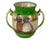 Antique Royal Doulton Dutch Harlem Seriesware Mini Handled Vase or Loving Cup Charles Noke - Poppy's Vintage Clothing