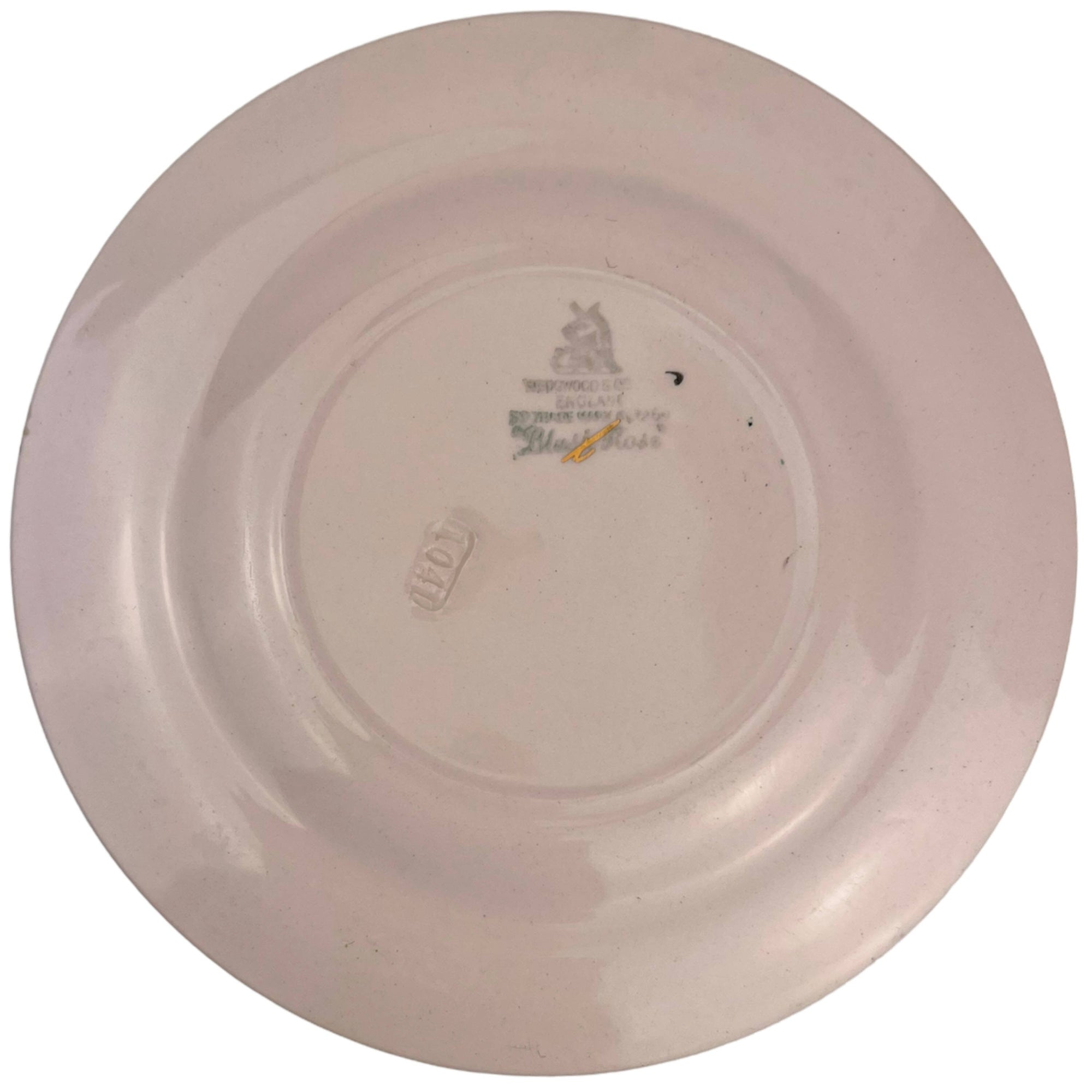 Vintage 1940s Wedgwood & Co Tudor Rose Blush Rose Cup and Saucer Trio Wartime Concentration Scheme - Poppy's Vintage Clothing