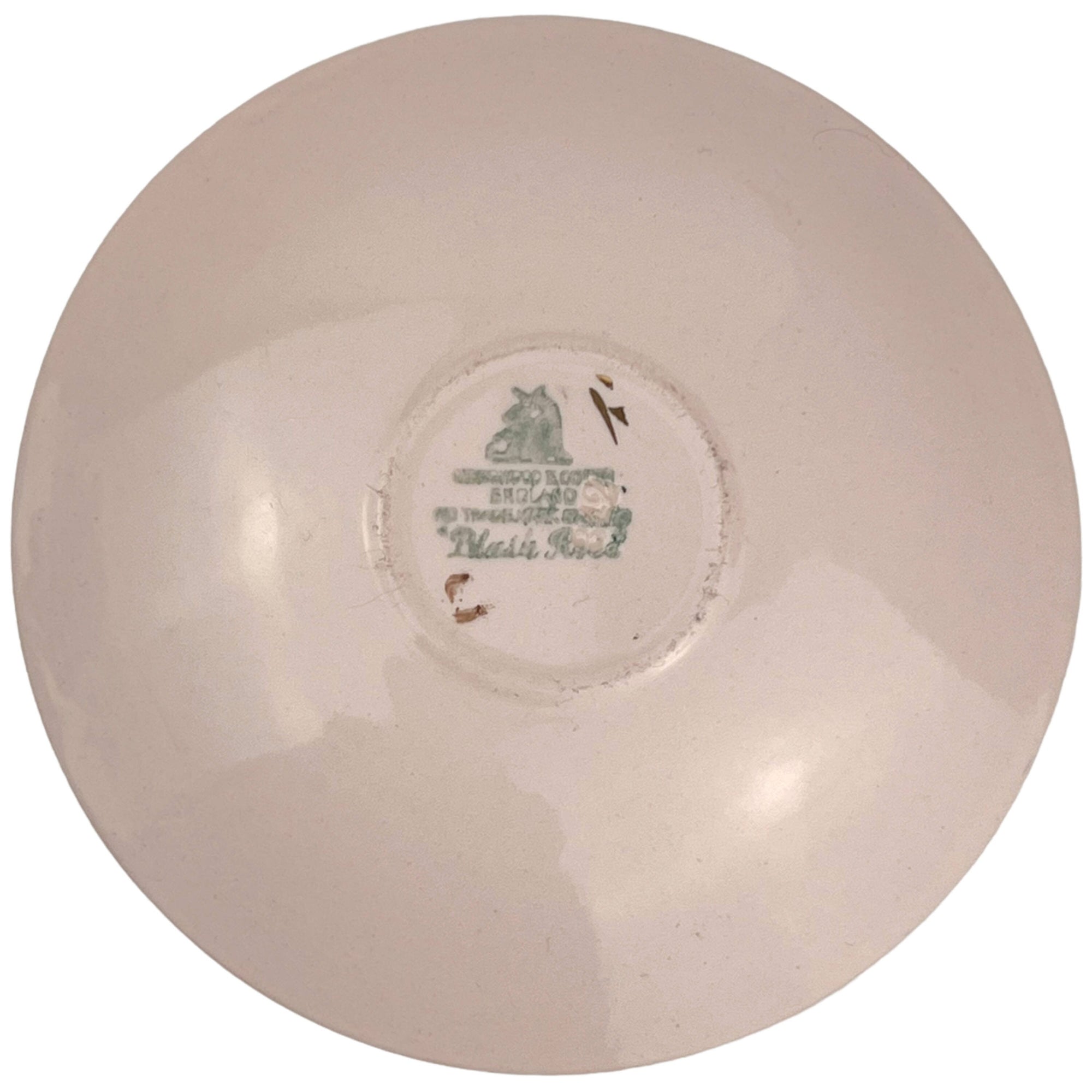 Vintage 1940s Wedgwood & Co Tudor Rose Blush Rose Cup and Saucer Trio Wartime Concentration Scheme - Poppy's Vintage Clothing