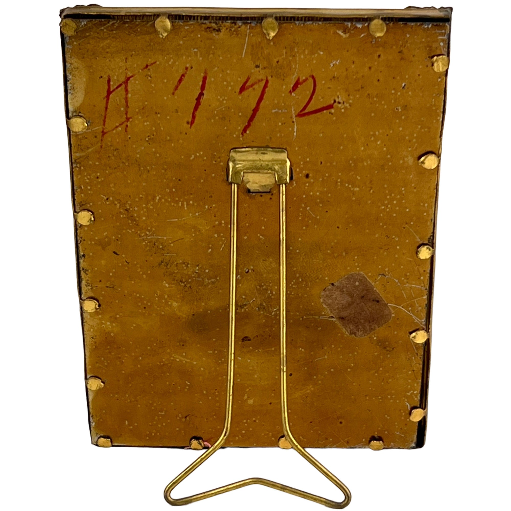 Antique CM Hutschenreuther Hand Painted Porcelain Portrait Plaque Framed Queen Louise of Prussia - Poppy's Vintage Clothing