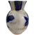 Antique Flow Blue Vase Blue and White China Floral Design - Poppy's Vintage Clothing