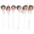 Vintage 1960s Craft Doll Heads on a Stick Lot of 11 in Original Plastic - Poppy's Vintage Clothing