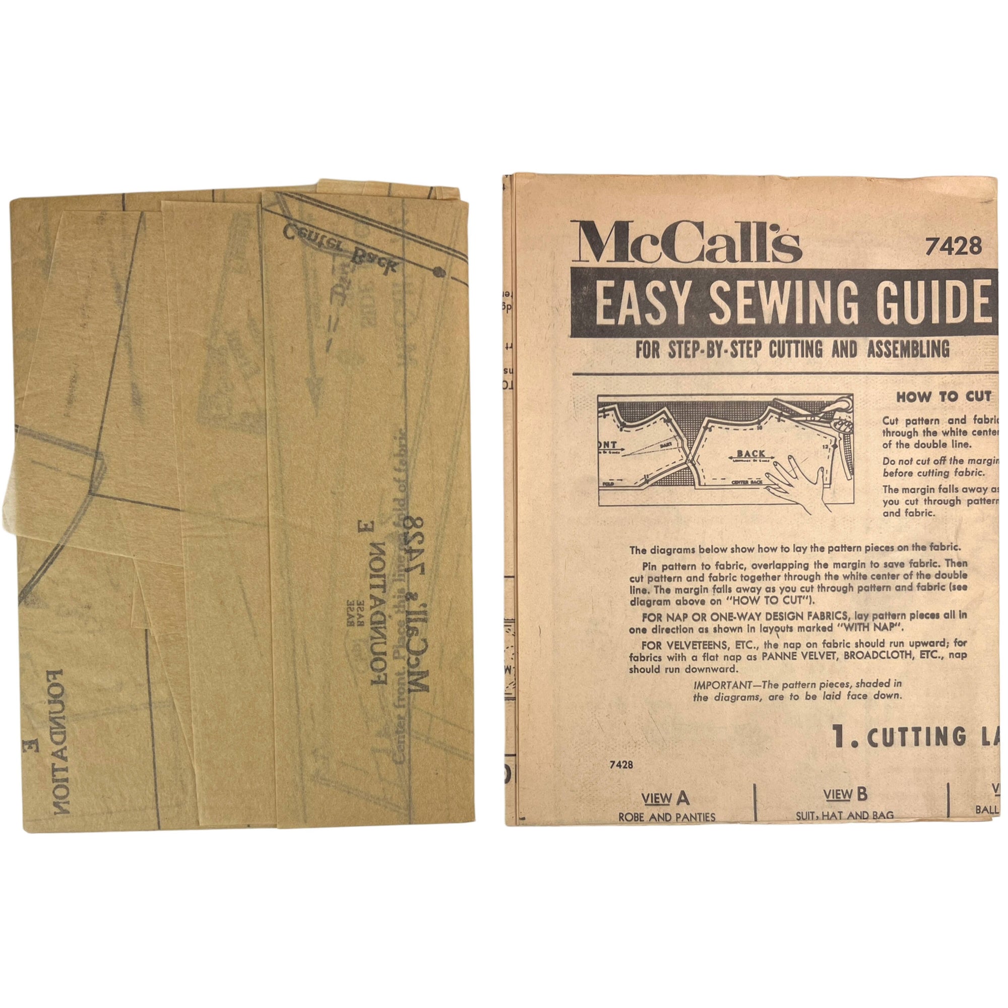 Vintage 1964 Barbie & Ken Doll Clothing Pattern Uncut McCalls 7428 Instant Wardrobe - Poppy's Vintage Clothing