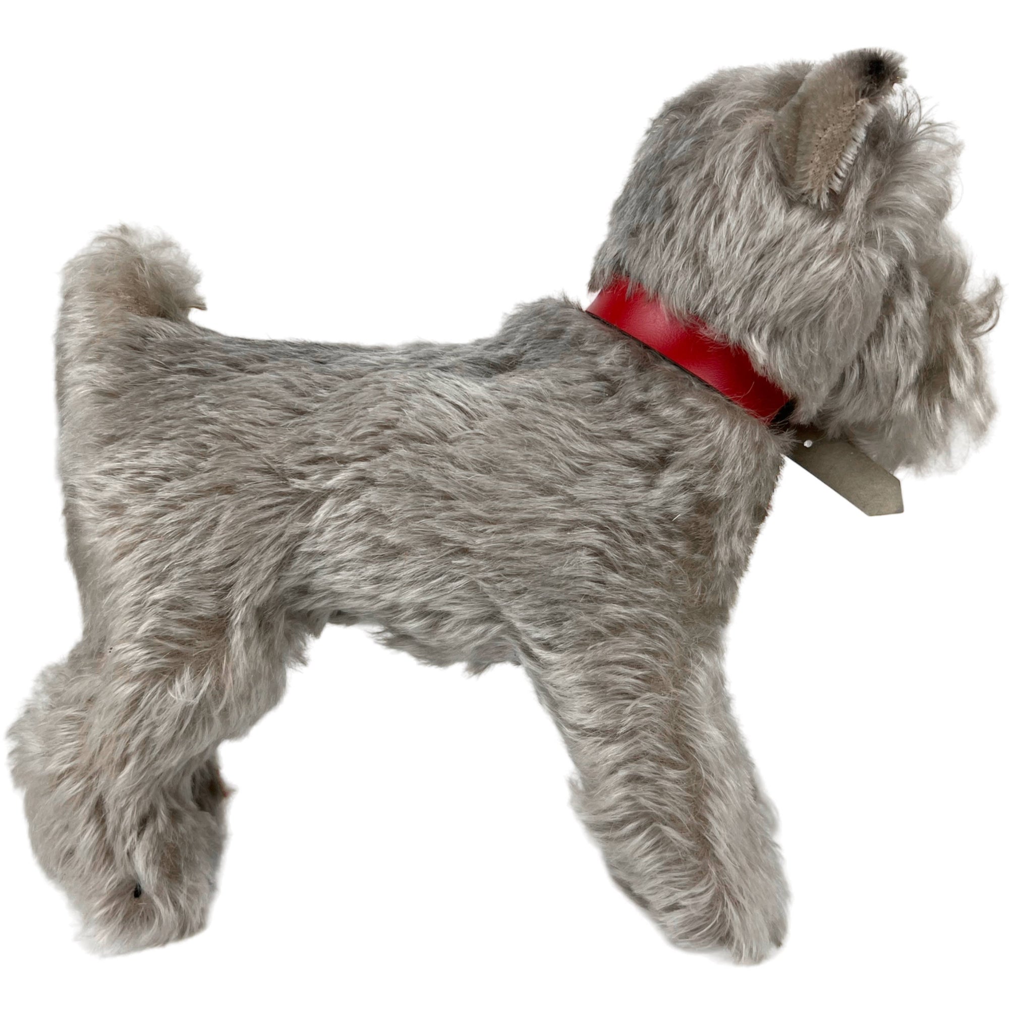 Vintage 1950s 60s Steiff Tessie Schnauzer Dog Stuffed Toy Animal 22 cm - Poppy's Vintage Clothing