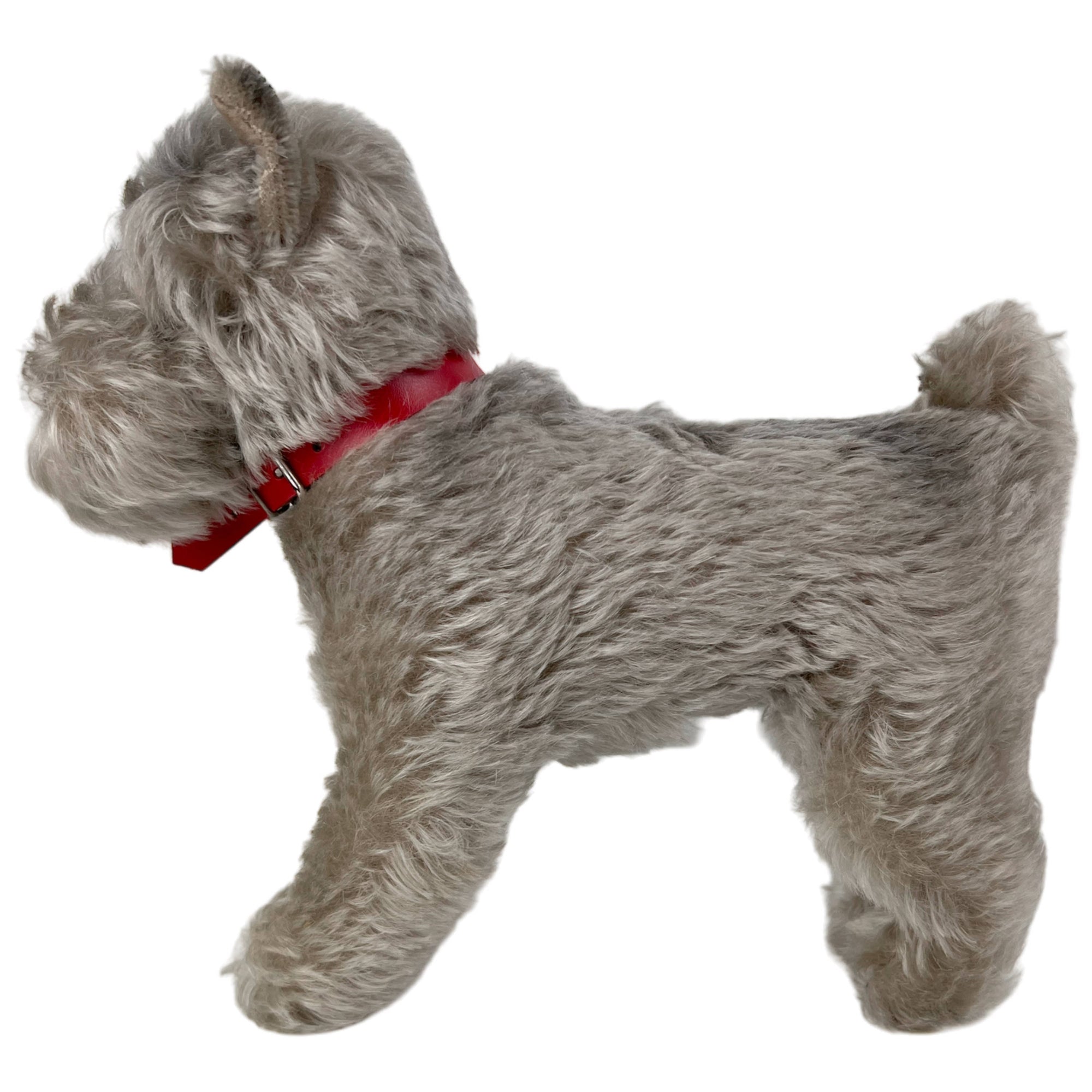 Vintage 1950s 60s Steiff Tessie Schnauzer Dog Stuffed Toy Animal 22 cm - Poppy's Vintage Clothing