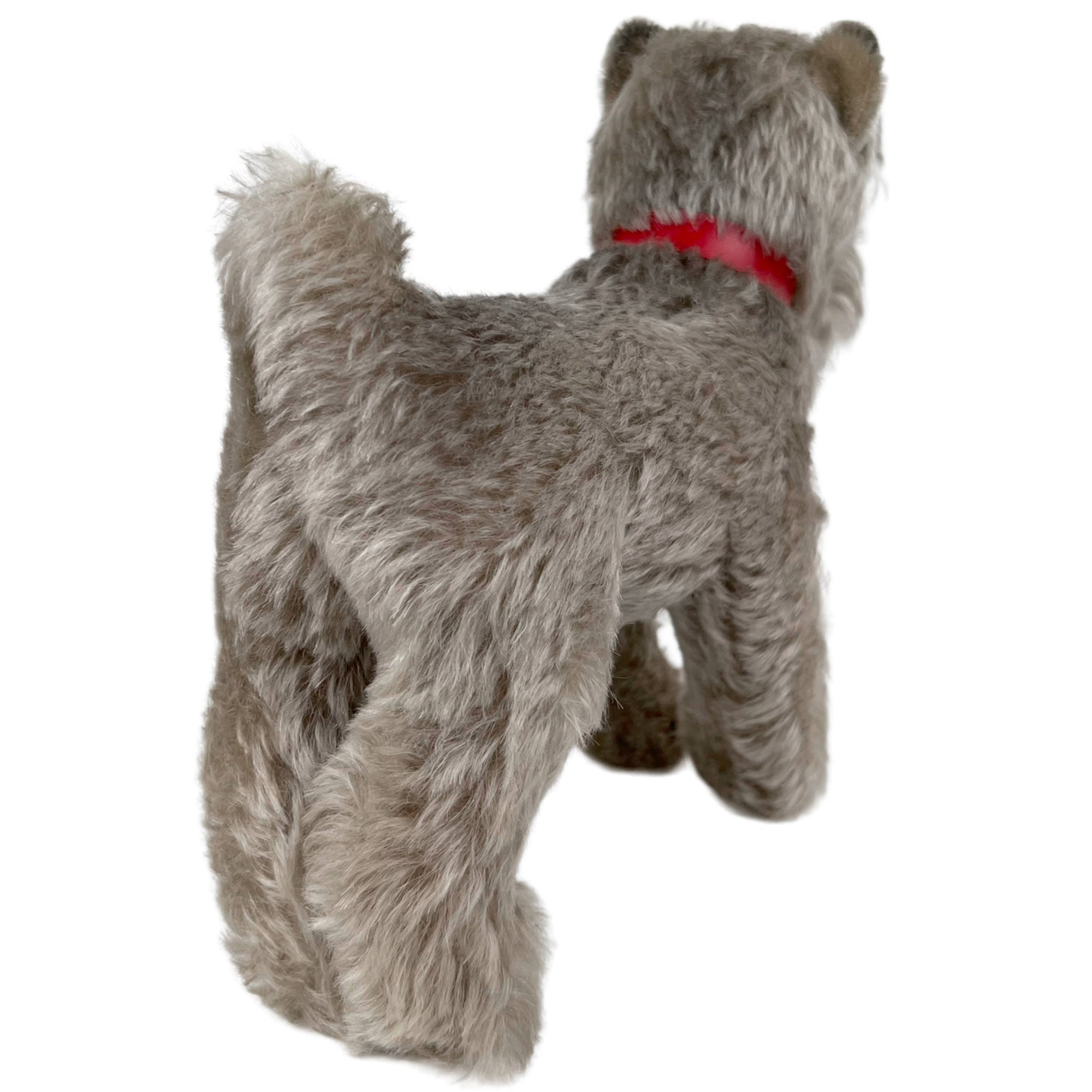 Vintage 1950s 60s Steiff Tessie Schnauzer Dog Stuffed Toy Animal 22 cm - Poppy's Vintage Clothing