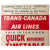 Vintage 1962 TCA Trans Canada Airlines Timetable Bilingual Schedule - Poppy's Vintage Clothing