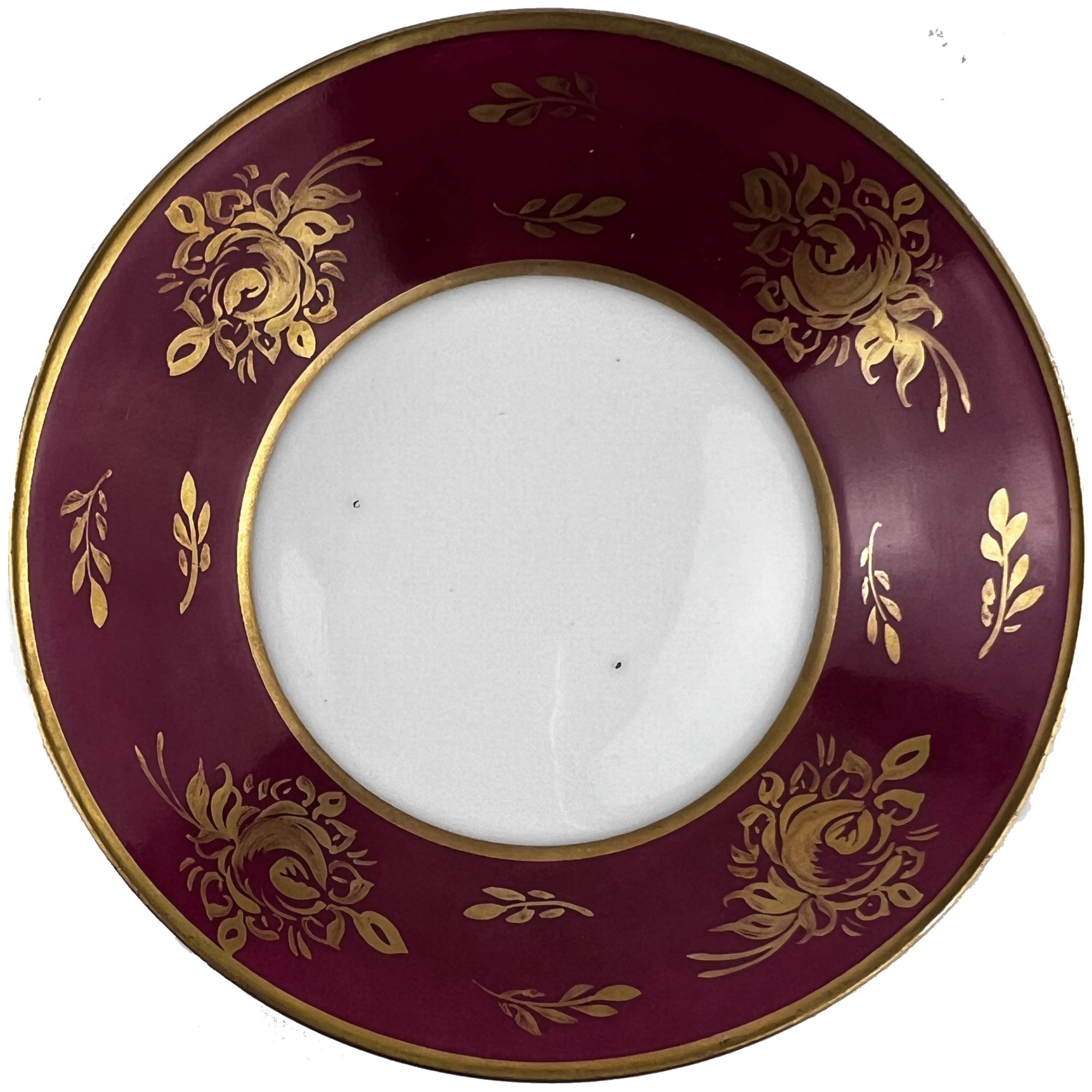 Vintage Limoges Porcelain Demitasse Cup Hand Painted Fragonard Scene - Poppy's Vintage Clothing